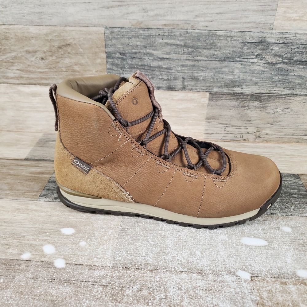 Oboz Hazel Womens Hiking‎ Shoe Sz Brown 7.5 Sandhill Leather Regular Mid Top